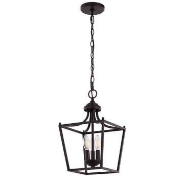 Camden Iron Classic Midcentury Pendant Lantern - JONATHAN Y